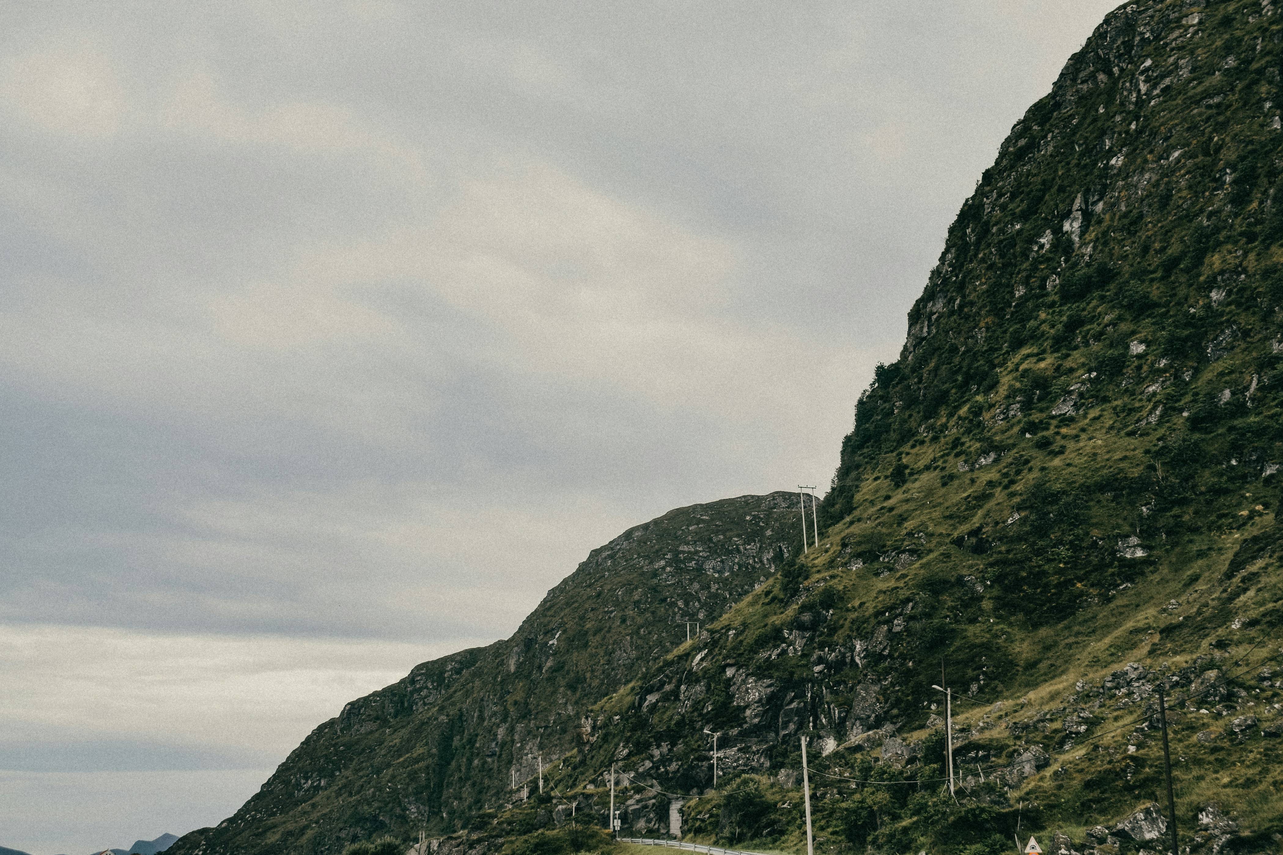 hill near highway