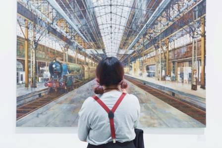 Fabulous Railway Station Paintings 